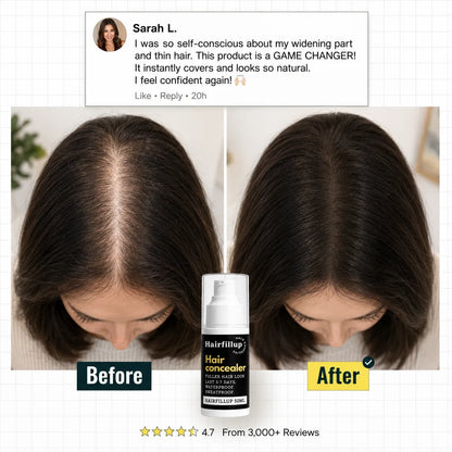 Hairfillup Hair Concealer 50ML - Waterproof 3–7 days. (Women)