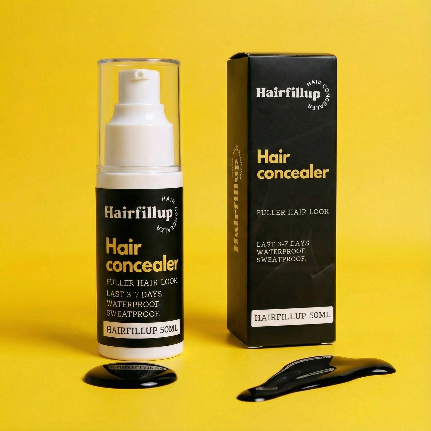 Hairfillup Hair Concealer 50ML - Waterproof 3–7 days.