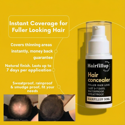 Hairfillup Hair Concealer 50ML - Waterproof 3–7 days.
