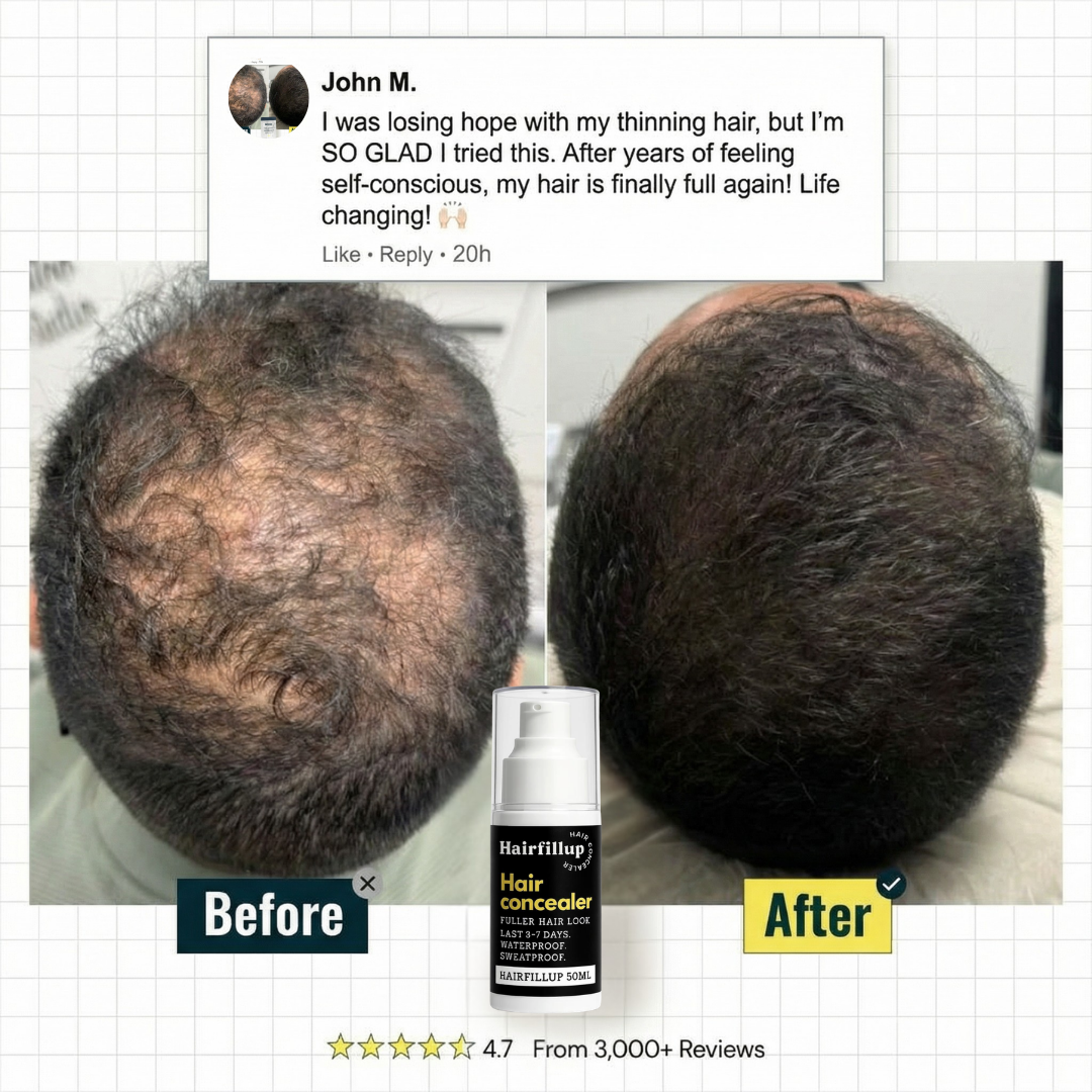 Hairfillup Hair Concealer أسود 50 مل